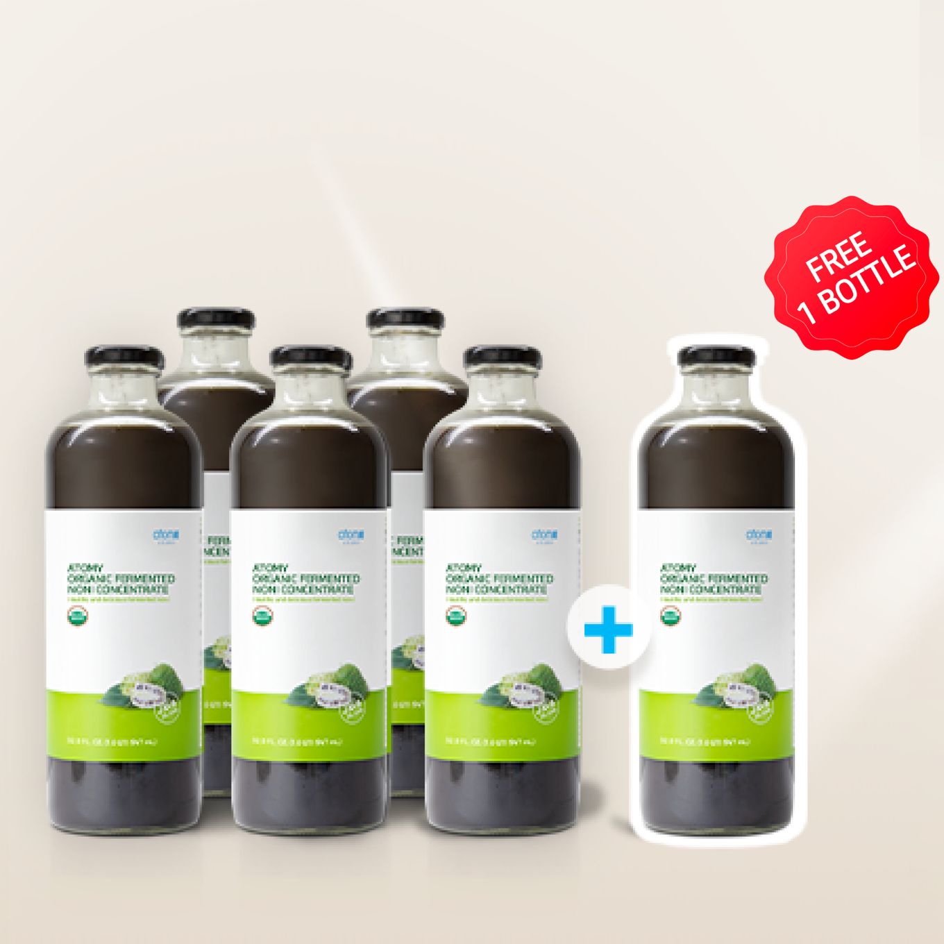 Organic Fermented Noni Concentrate 5+1 bottle