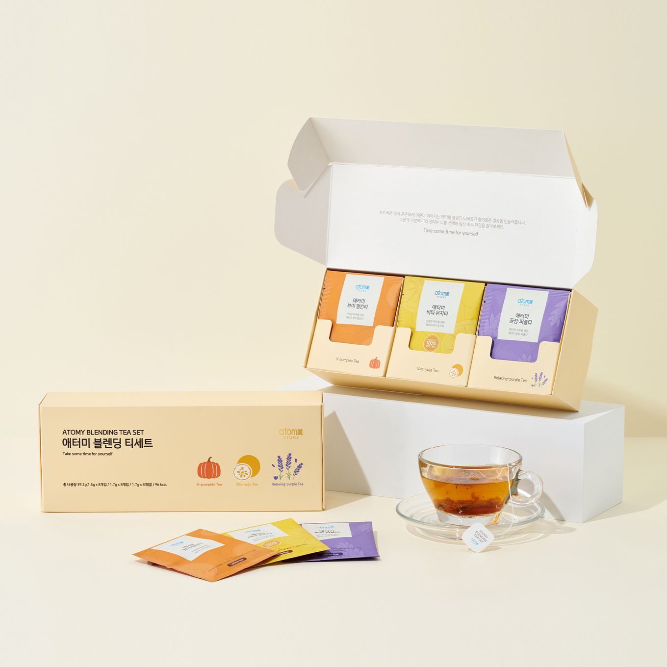 [PRE-ORDER] Mooncake *4 sets + Blending Tea Set