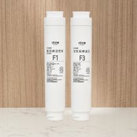 Polypropylene Activated Carbon Composite Filter (F1) + Activated Carbon Block Filter (F3)