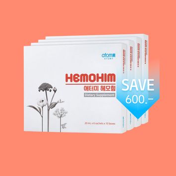 ผลิตภัณฑ์เสริมอาหาร อะโทมี่ เฮโมฮิม 4 ชุด