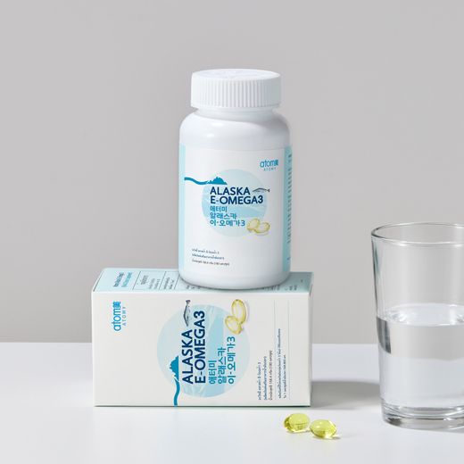 อะโทมี่ อลาสก้า อี-โอเมก้า 3  (ผลิตภัณฑ์เสริมอาหารน้ำมันปลา)