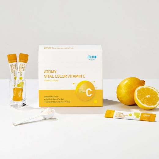 ผลิตภัณฑ์เสริมอาหาร อะโทมี่ ไวทัล คัลเลอร์ วิตามิน ซี