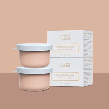 艾多美 水洗面膜 補充蕊 艾水兩件組 法國玫瑰(2入)