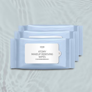 艾多美 玻尿酸深層卸妝濕巾 3包