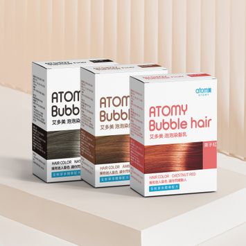 艾多美 泡泡染髮乳 (自然黑/琥珀棕/栗子紅)