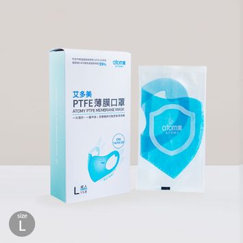 艾多美 PTFE薄膜口罩 無鼻樑條款(L)