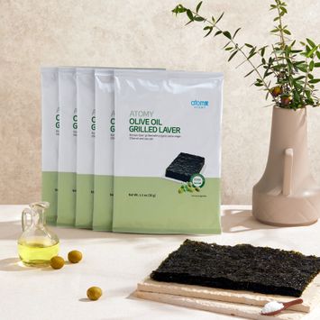 Olive Oil Grilled Laver