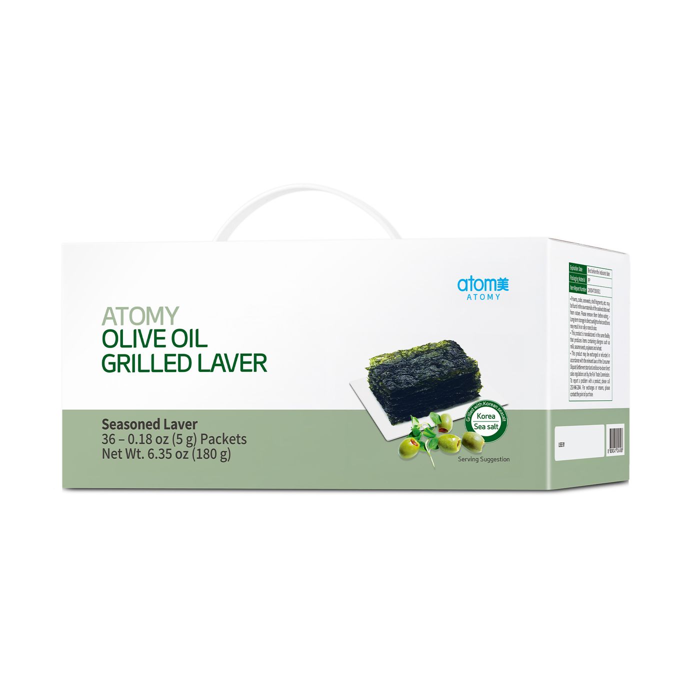 Olive Oil Grilled Laver (36 Packs)