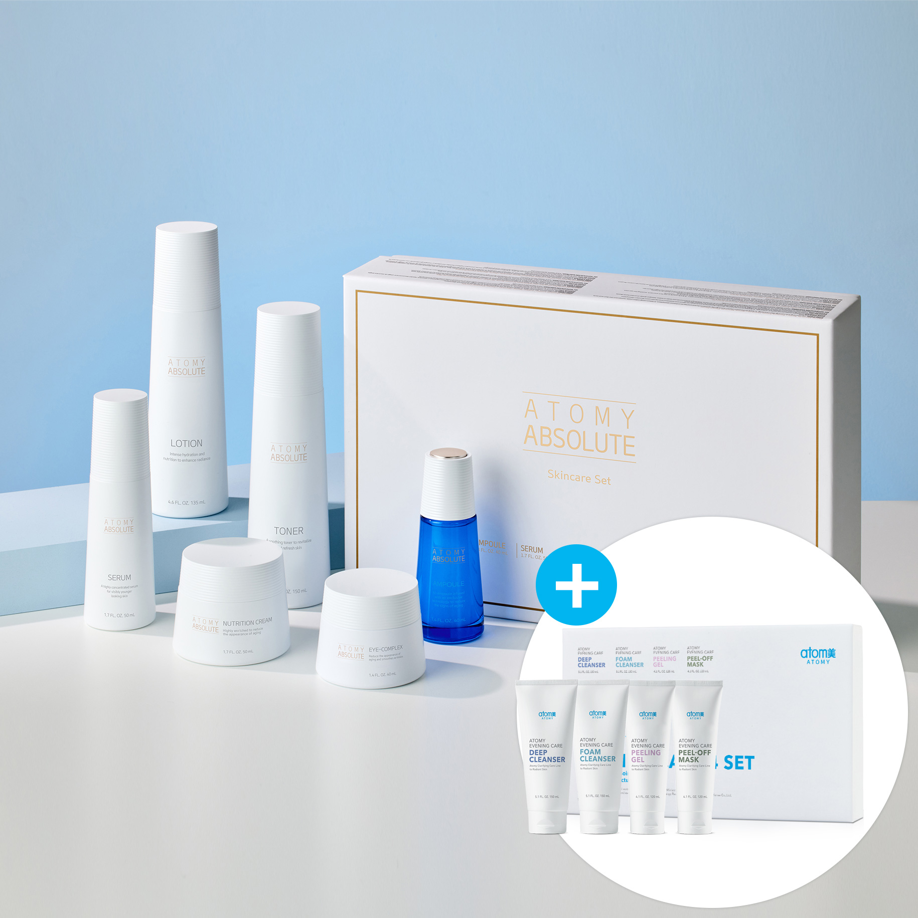 Absolute Skincare Set + 1 Free Evening Care Set | Atomy USA