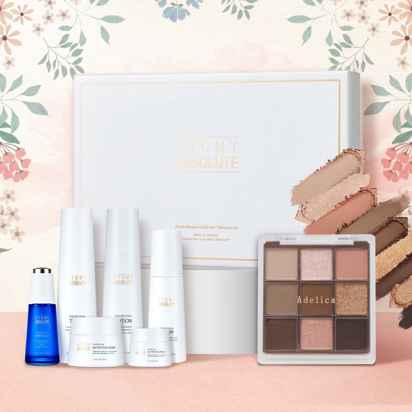 Absolute Skincare Set + Adelica Palette 02 Autumn Breeze