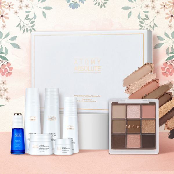 Absolute Skincare Set + Adelica Palette 02 Autumn Breeze