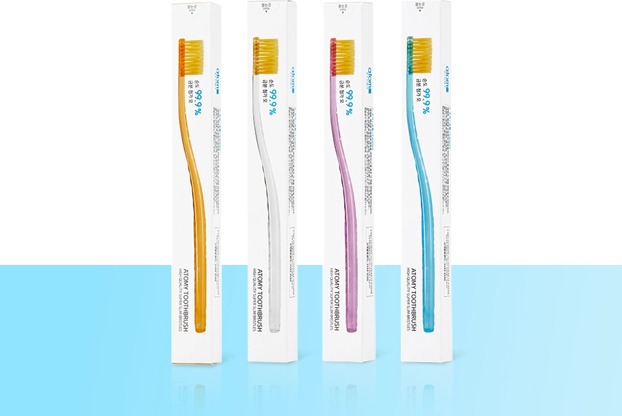 Embalagem sustentável da Atomy Toothbrush