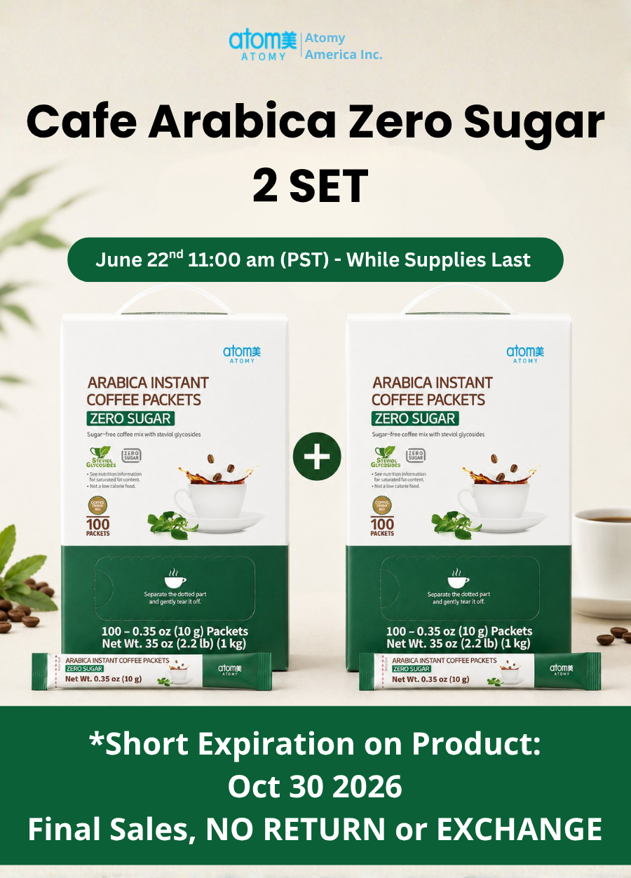 Cafe Arabica Zero Sugar 100T * 2 set | Atomy USA